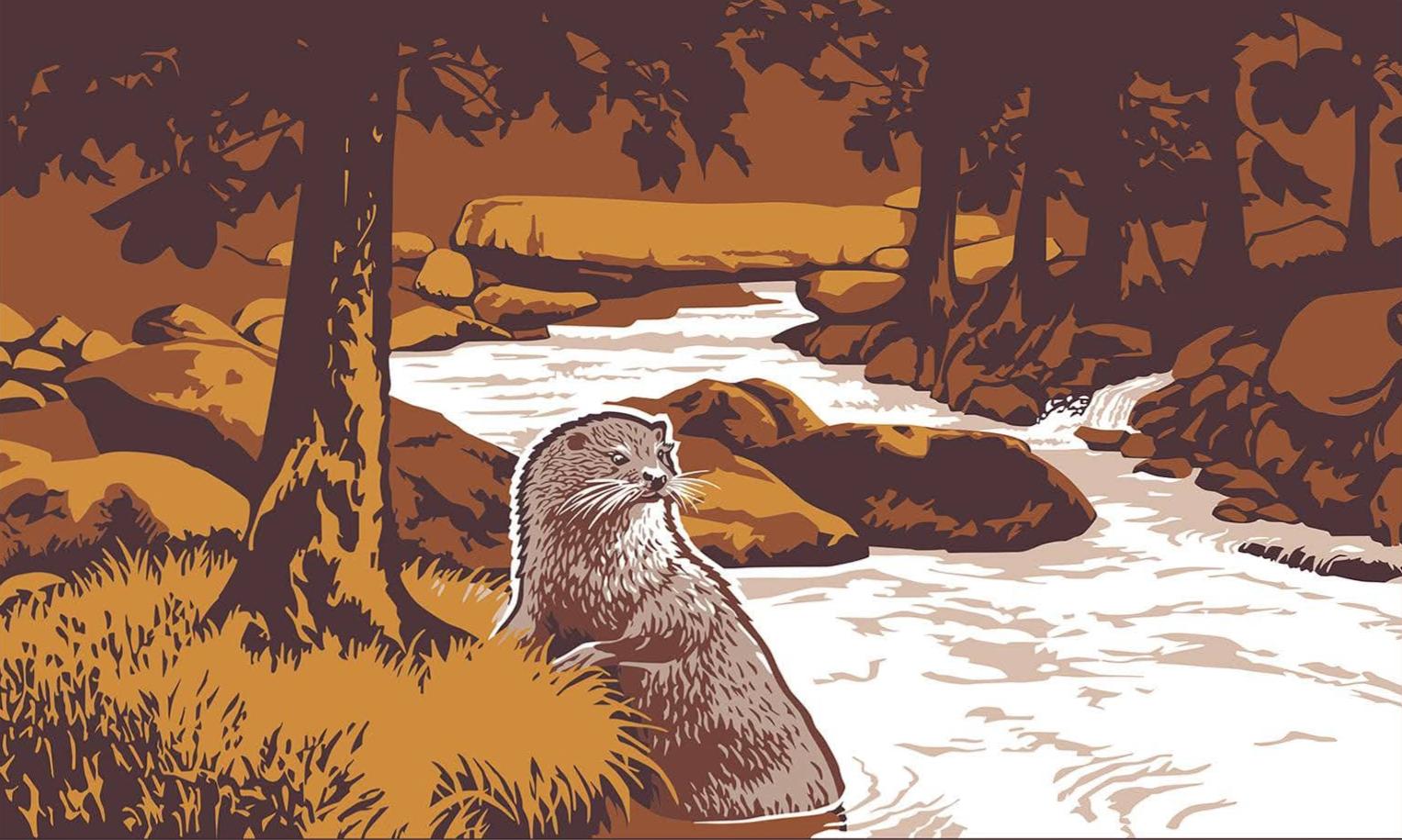 Photo du panneau : Vallée de l'Éllé